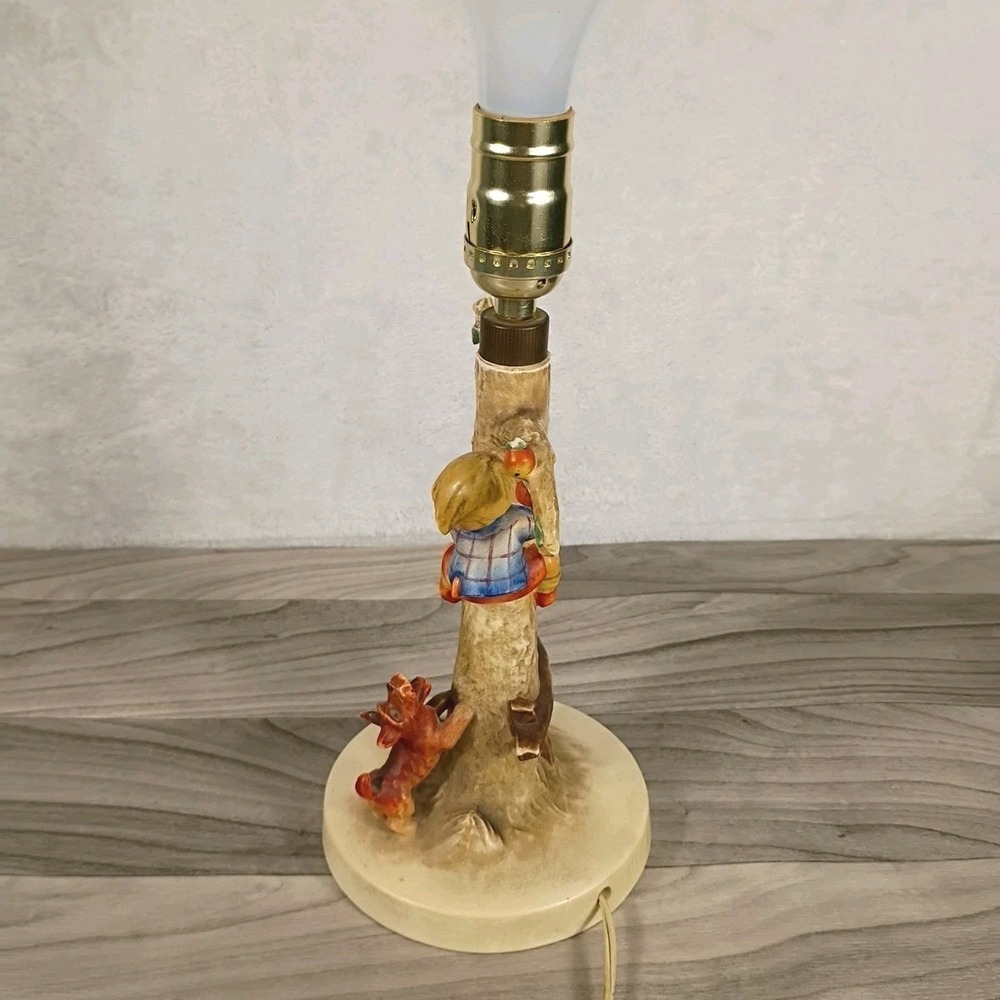 Vintage Table Lamp Culprits 18" Hummel Boy & Dog Goebel 44A - Picture 9 of 16